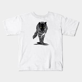 Wolf walking Kids T-Shirt